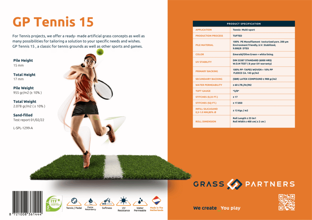 GP Tennis 15 Green